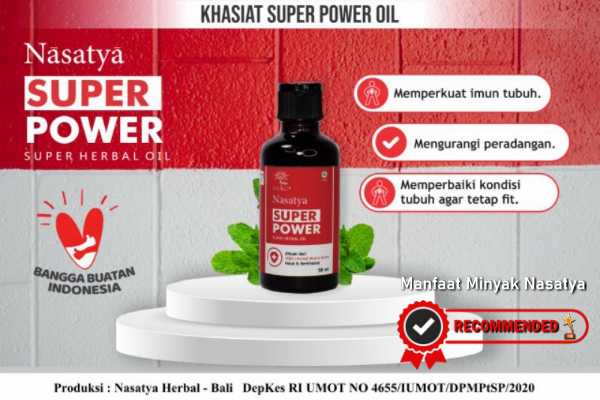 Manfaat minyak nasatya herbal