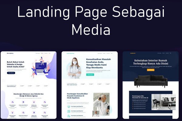 landing page sebagai media promosi